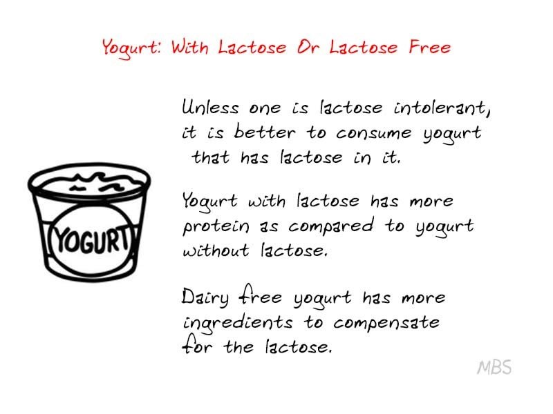 Yogurt - With or Without Lactose