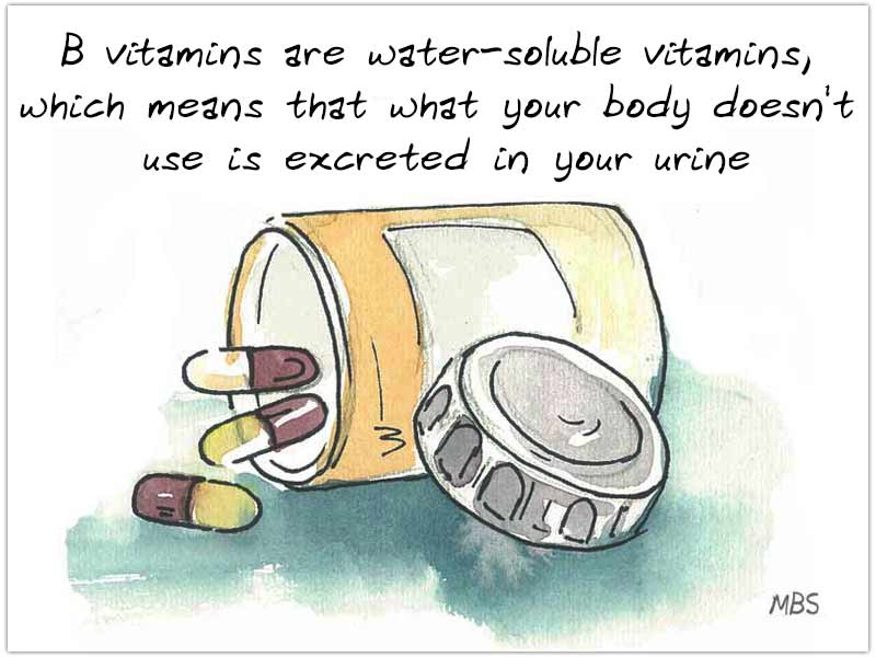 From multivitamins pee yellow What Pee