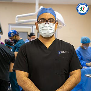 Dr. Luis Cazares During A Bariatric Procedure